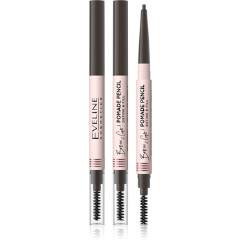 Eveline Brow & Go Waterproof Pomade Eyebrow Pencil Dark Brown 1 Piece