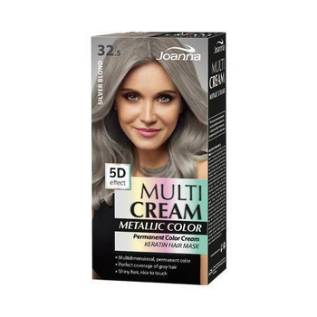 Joanna Multi Cream Cool Metallic Shede Color Silver Blond no 32.5