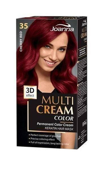 Joanna Multi Cream Color Wiśniowa Czerwień o Precyzyjnej Koloryzacji nr 35