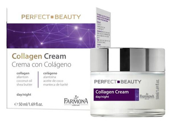 Farmona Perfect Beauty Rejuvenating Face Cream with Collagen for Mature Skin Day and Night 50ml
