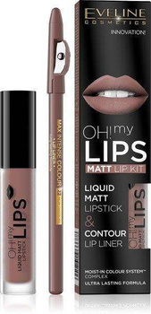 Eveline Oh My Lips Liquid Lipstick Crayon No 02 Milky Chocolate 1 Piece