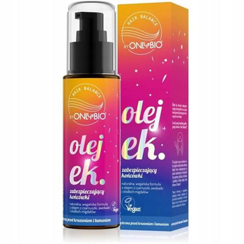 OnlyBio Hair Balance Olejek Zabezpieczający Końcówki z Olejem z Czarnuszki 80ml