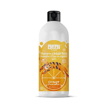 Barwa Bebi Kids Orange Shampoo and Bath Liquid 2in1 for Children from 1 Year of Life 500ml