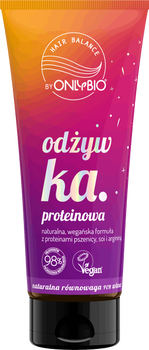 OnlyBio Hair Balance Odżywka Proteinowa z Naturalną Wegańską Formułą 200ml