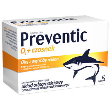 Preventic D3 Supports Capsules Immune System 60 Capsules