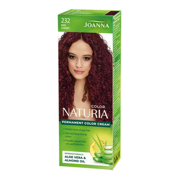 Joanna Naturia Permanent Hair Color Dye Care Shine No. 232 Ripe Cherry 100ml