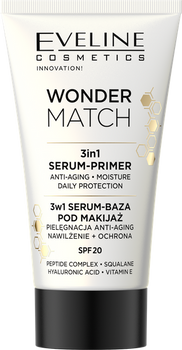 Eveline Wonder Match SPF20 Serum-Makeup Base 3in1 30ml