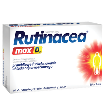 Rutinacea Max D3 Proper Functioning of the Immune System 60 Tablets