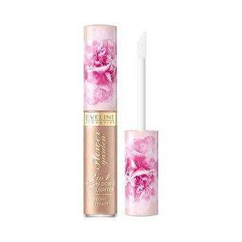 Eveline Flower Garden Base & Eyeshadow Waterproof Liquid Shadows 2in1 No.2 6.5ml