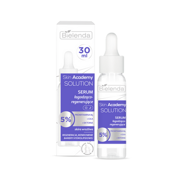 Bielenda Skin Academy Solution Soothing and Regenerating Serum for Sensitive Skin with Provitamin B5 Cica and Ectoin 30ml