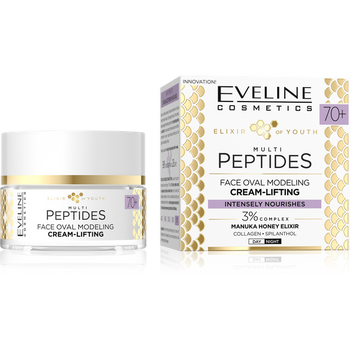 Eveline Elixir Of Youth Multi Peptydy Modelujący Owal Twarzy Krem-Lifting dla Skóry Dojrzałej 70+ 50ml