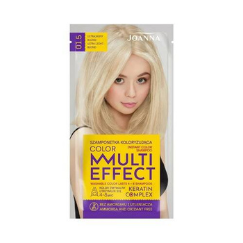 Joanna Multi Effect Color Szamponetka Koloryzująca Ultrajasny Blond 01.5 35g