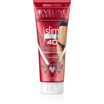 Eveline Slim Extreme 4D Antycelluit Termoaktywne Serum Wyszczuplające 250ml