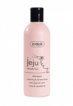 Ziaja Jeju Nawilżający Szampon do Włosów i Skóry Głowy z Nutą Mango Kokosa i Papai Vegan 300ml