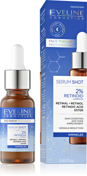 Eveline Face Therapy Professional Serum Shot Wrinkle Reduction Treatment with 2% Retinoid Complex 18ml