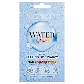 Bielenda Water Balance Gel Face Scrub for Dry Dull Skin Vegan 7g