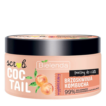 Bielenda Scrub Coctail Smoothing Body Scrub Peach & Kombucha 350g