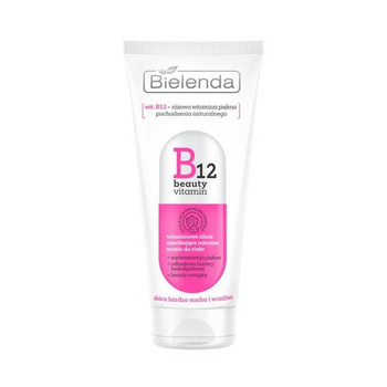 Bielenda B12 Beauty Vitamin Strongly Moisturizing Milk Body Butter for Very Dry and Sensitive Skin 200ml