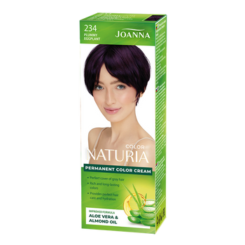 Joanna Naturia Permanent Hair Color Paint Care Shine Day No, 234 Plummy Eggplant 100ml