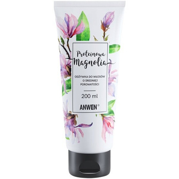 Anwen Proteinowa Magnolia Odbudowująca Odżywka do Włosów Średnioporowatych 200ml