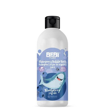 Barwa Bebi Kids Shampoo and Bath Liquid 2in1 Berry for Children from 1 Year of Age 500ml