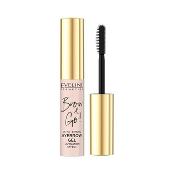 Eveline Brow & Go Ultra Strong Transparent Eyebrow Gel Lamination Effect 6ml