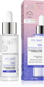 Eveline Face Therapy Peel Shot Smoothing Treatment 15% Glycolic Acid  30ml