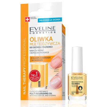 Eveline Nail Therapy Multi-nourishing Nail Oil with Avocado Oil and Vitamins 12ml