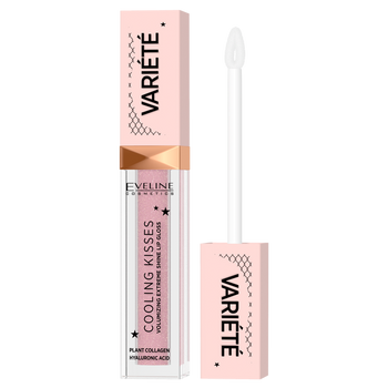 Eveline Variete Cooling Kisses Lip Gloss Enlarging Lips No.02 Sugar Nude 6.8ml