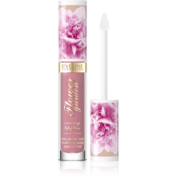 Eveline Flower Garden Creamy Lip Gloss No.01 Delicate Rose Vegan 4.5ml