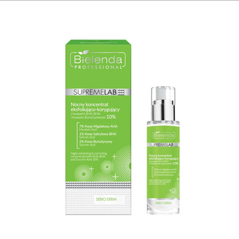 Bielenda Professional SupremeLab Sebio Derm Night-Time Exfoliating and Corrective Concentrate 30ml