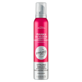 Joanna Styling Effect Extra Strong Hair Mousse with Keratin 150ml