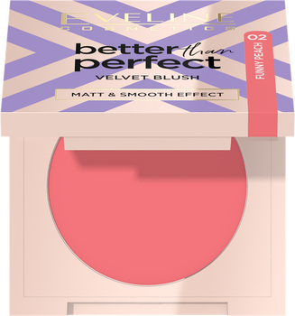 Eveline Better Than Perfect Pressed Blush No. 02 Funny Peach 1 Piece