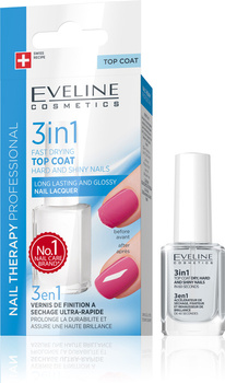 Eveline Nail Therapy Professional 3in1 60-second Drier Hardener Shine 12ml