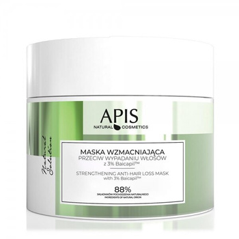 Apis Natural Solution Maska Wzmacniająca z Baicapil™ dla Włosów Osłabionych z Tendencją do Wypadania 200ml