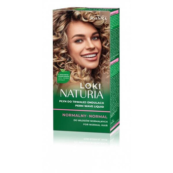 Joanna Naturia Perm Liquid and Fixer for Normal Hair Natural Waves Permanent Ondulation with Herbal Complex 2x75ml