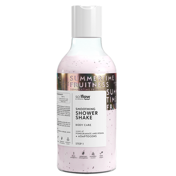 So!Flow by Vis Plantis Smoothing Shower Shake Pitaya and Pomegranate 400ml