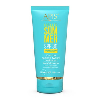 Apis Hello Summer Krem do Opalania Twarzy z Nektarem Komórkowym SPF 30 dla Każdego Rodzaju Skóry 50ml