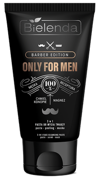 Bielenda Only for Men Barber Edition Face Cleansing Paste 3in1 150g