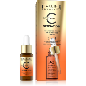 Eveline C Sensation Strongly Rejuvenating Anti-wrinkle Serum with Very High Vitamin C Concentration 18ml