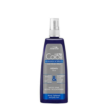 Joanna Ultra Color Spray Rinse Blue for Gray Blonde and Lightened Hair 150ml