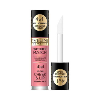 Eveline Wonder Match Cheek & Lip 4in1 Blush and Liquid Lipstick No.3 4.5ml