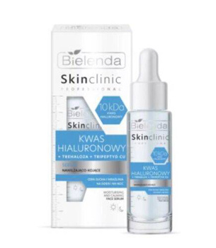 Bielenda Skin Clinic Professional Hyaluronic Acid Moisturizing and Soothing Serum for Dry and Sensitive Skin Day and Night 30ml