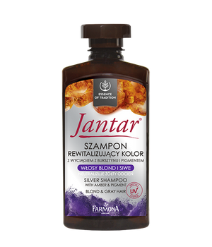 Jantar Silver Shampoo with Amber and Pigment for Blond and Grey Hair 330ml