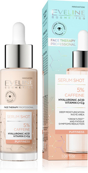 Eveline Face Therapy Professional Serum Shot Treatment 5% Caffeine Puffiness 30ml