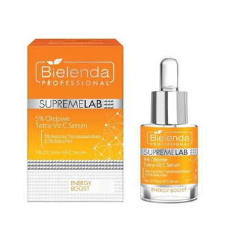 Bielenda Professional SupremeLab Energy Boost Oil 5% Tetra-Vit C Serum 15ml